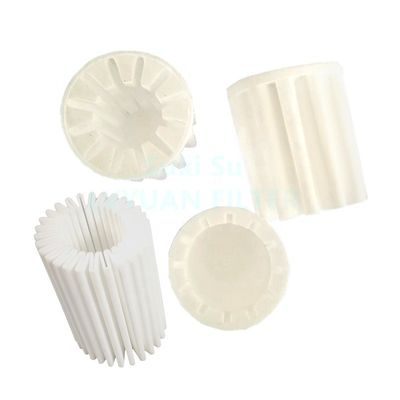 Pabrik Disesuaikan Bentuk Piala Bunga Lipit Berpori Plastik SPE PE Sintered Filter